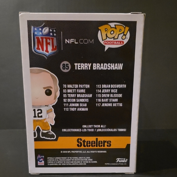 Funko Pop! NFL Steelers Terry Bradshaw - Picture 5 of 7